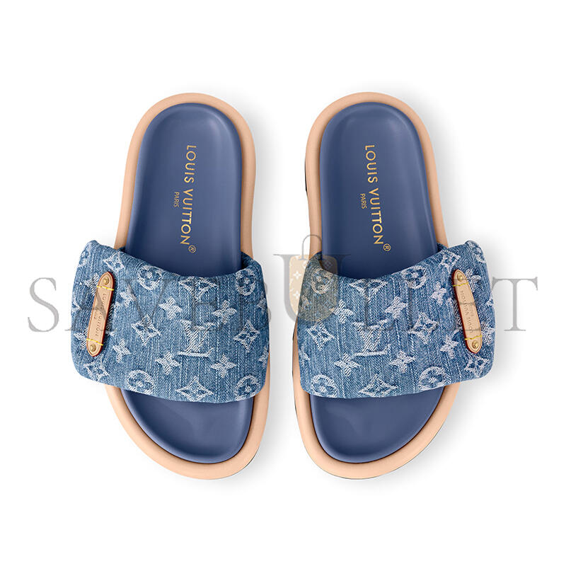 LOUIS VUITTON POOL PILLOW FLAT COMFORT MULE 1AGUZO